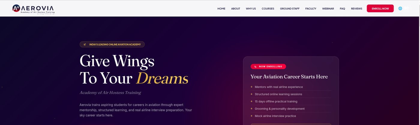 Aerovia Academy aviation training LMS